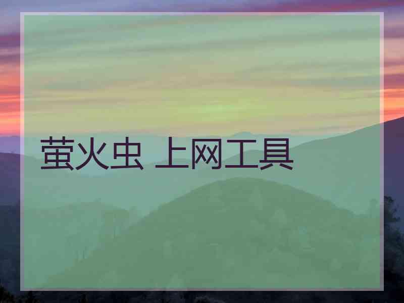 萤火虫 上网工具