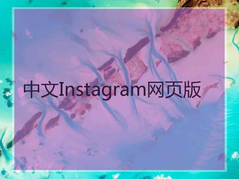 中文Instagram网页版