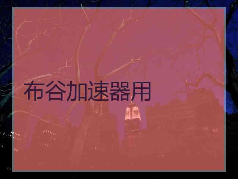 布谷加速器用