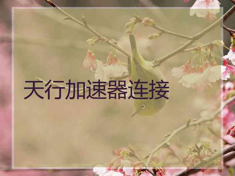 天行加速器连接