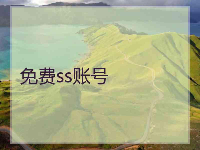 免费ss账号