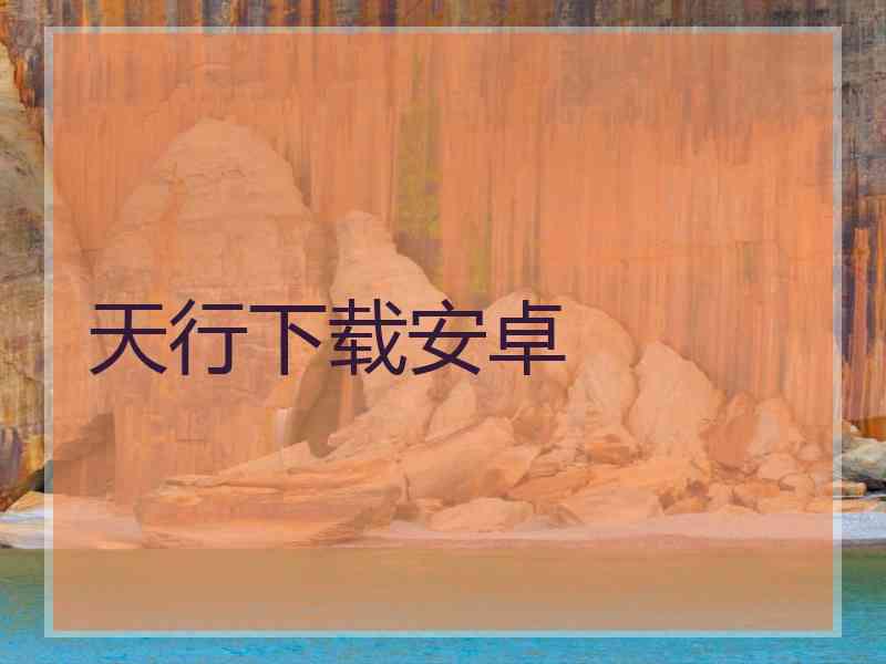 天行下载安卓