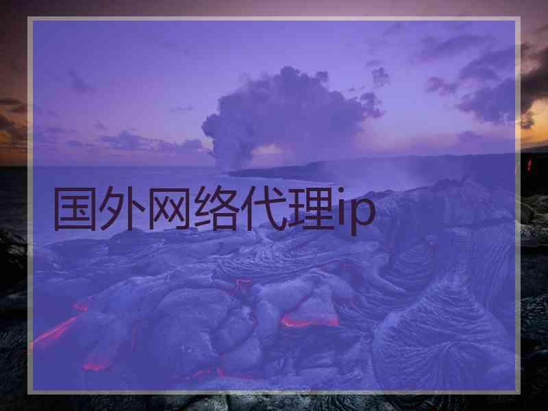 国外网络代理ip