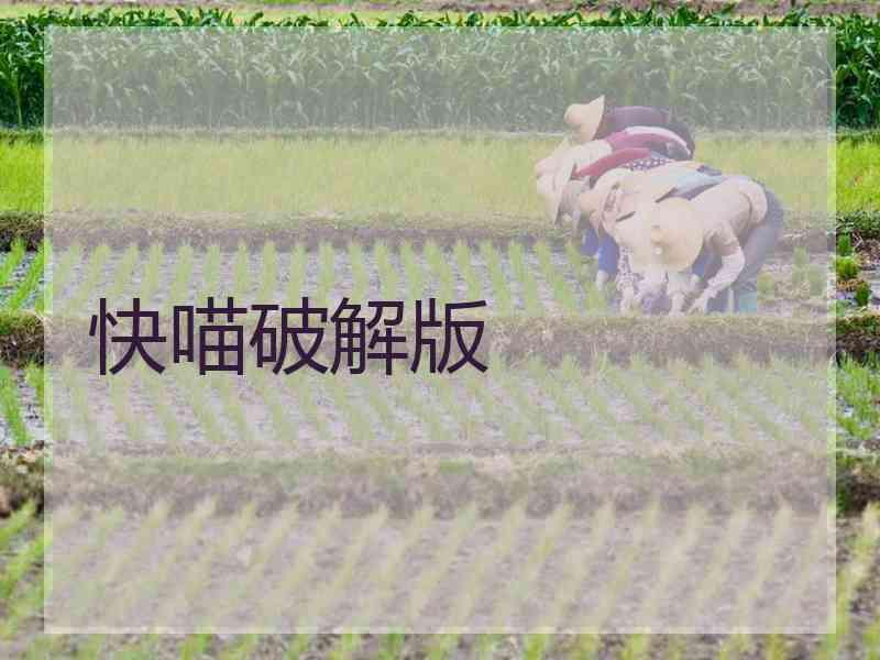 快喵破解版